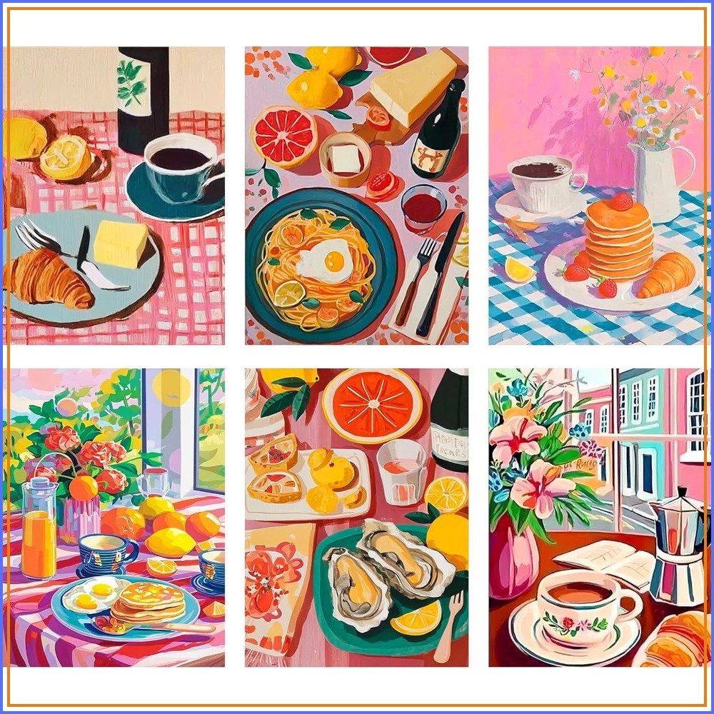 Diamond Painting Kit - 6 Pack 5D Diamond Painting Kits