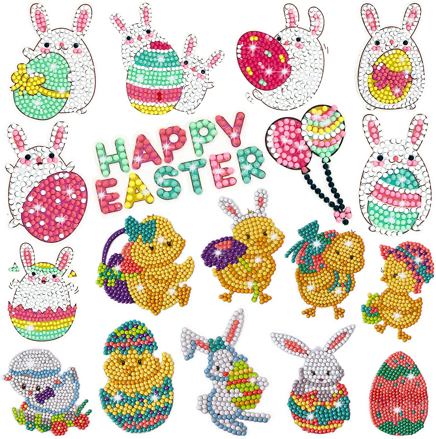 Art Craft For Toddlers - Easy Diamond Painting Stickers Kits for