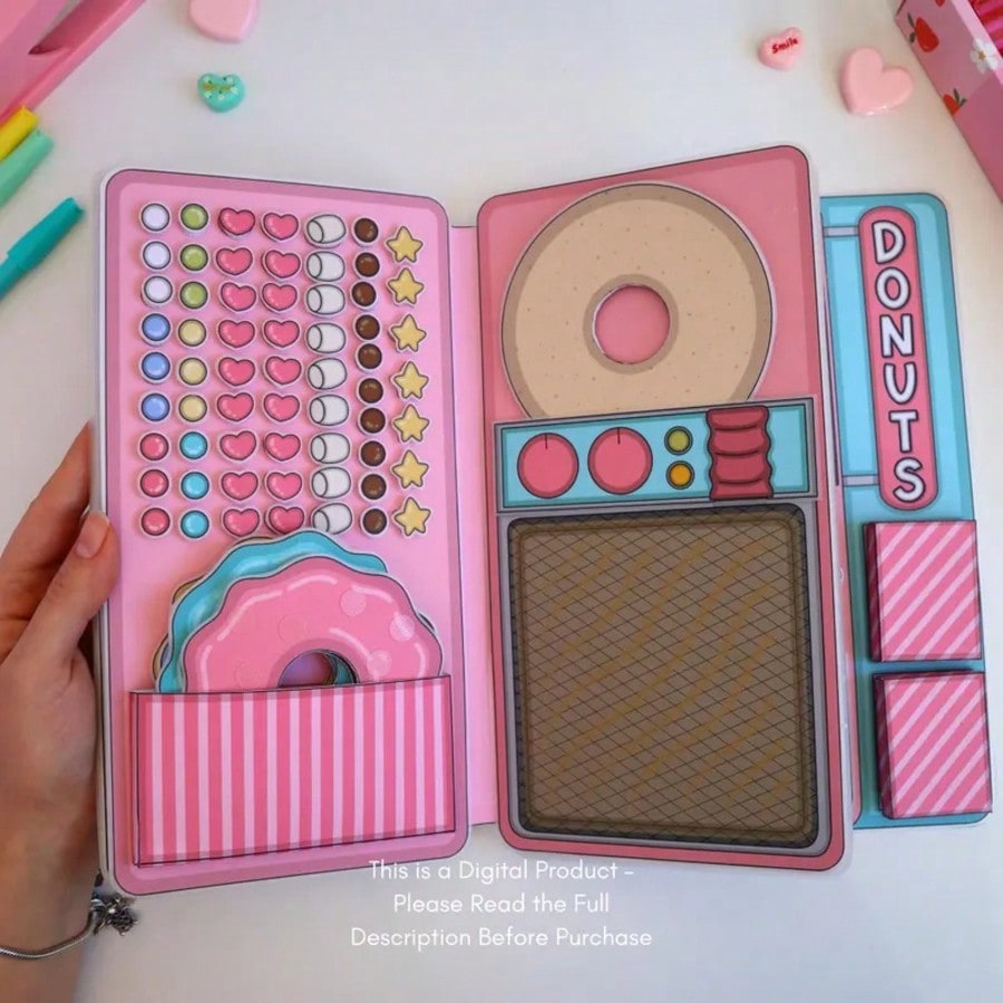 Donut Shop Pretend Play Kit, D – обзор и цена Art Craft For 3 Year Old