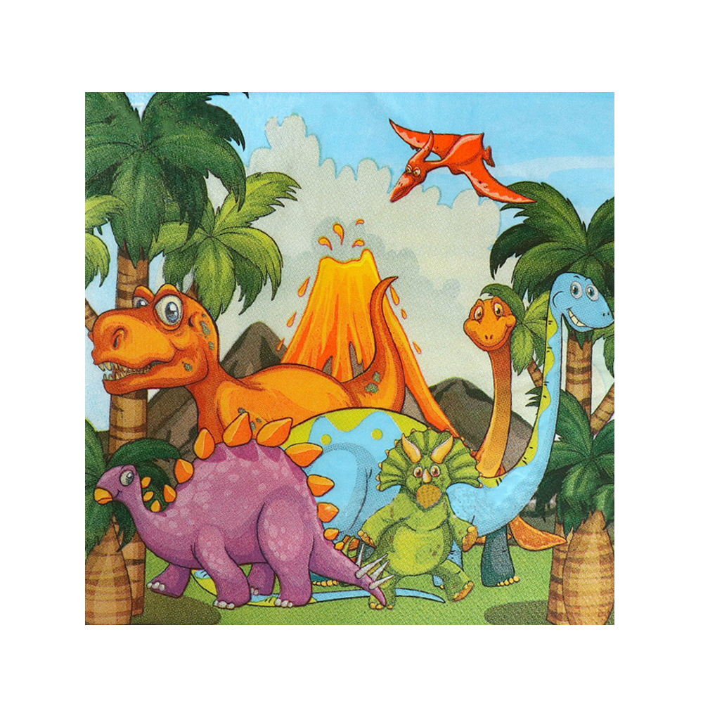 20pcs Dinosaur Party Supplies  – обзор и цена Art Craft Dinosaur