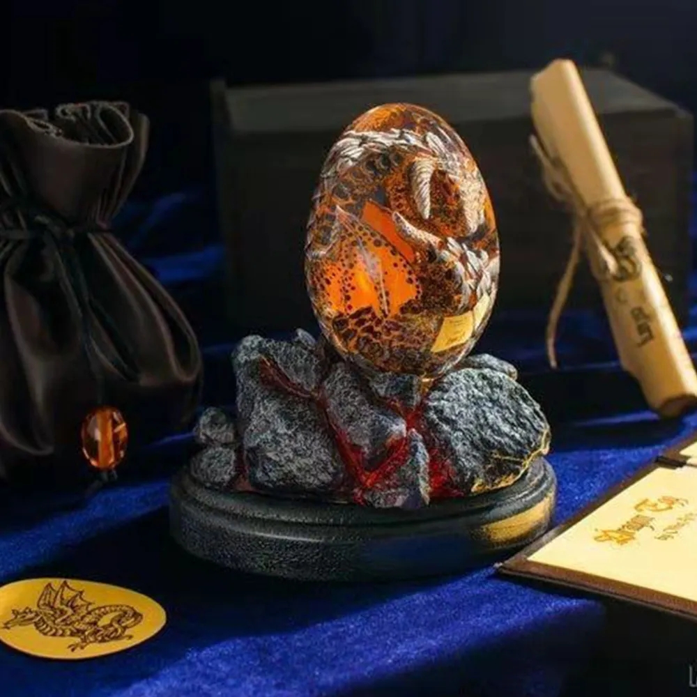 Lava Dragon Egg Statue With St – обзор и цена Art Craft Dinosaur