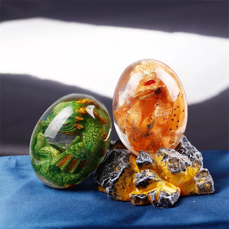 Lava Dragon Egg Statue With St – обзор и цена Art Craft Dinosaur