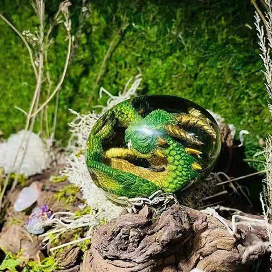 Lava Dragon Egg Statue With St – обзор и цена Art Craft Dinosaur