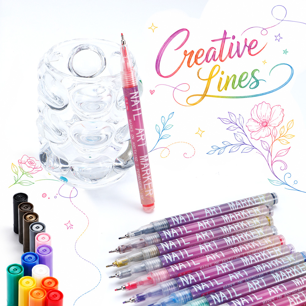 12Pcs Fine Line Marker Pen Set – обзор и цена Illustration Marker Set