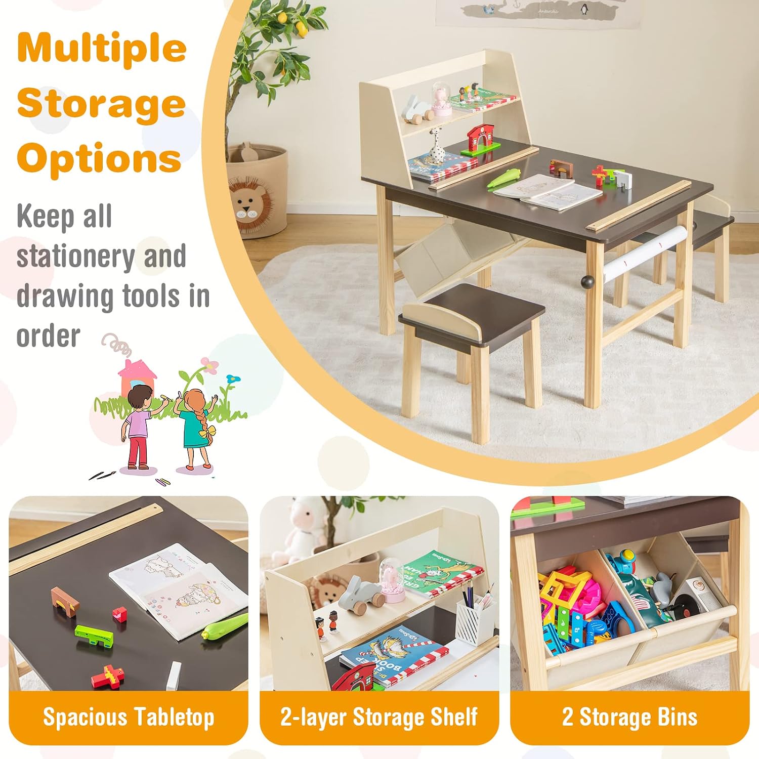 Kids Art Table and Chair Set,  – обзор и цена Art Craft For 3 Year Old