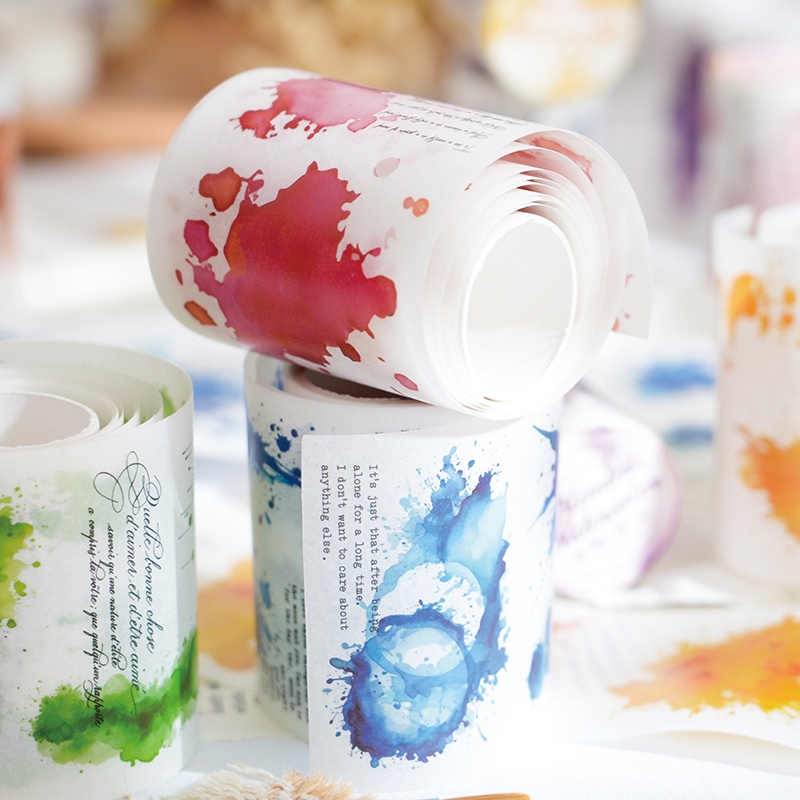 6 Rolls - 7Cm×200Cm Watercolor – обзор и цена Art Craft Using Paper