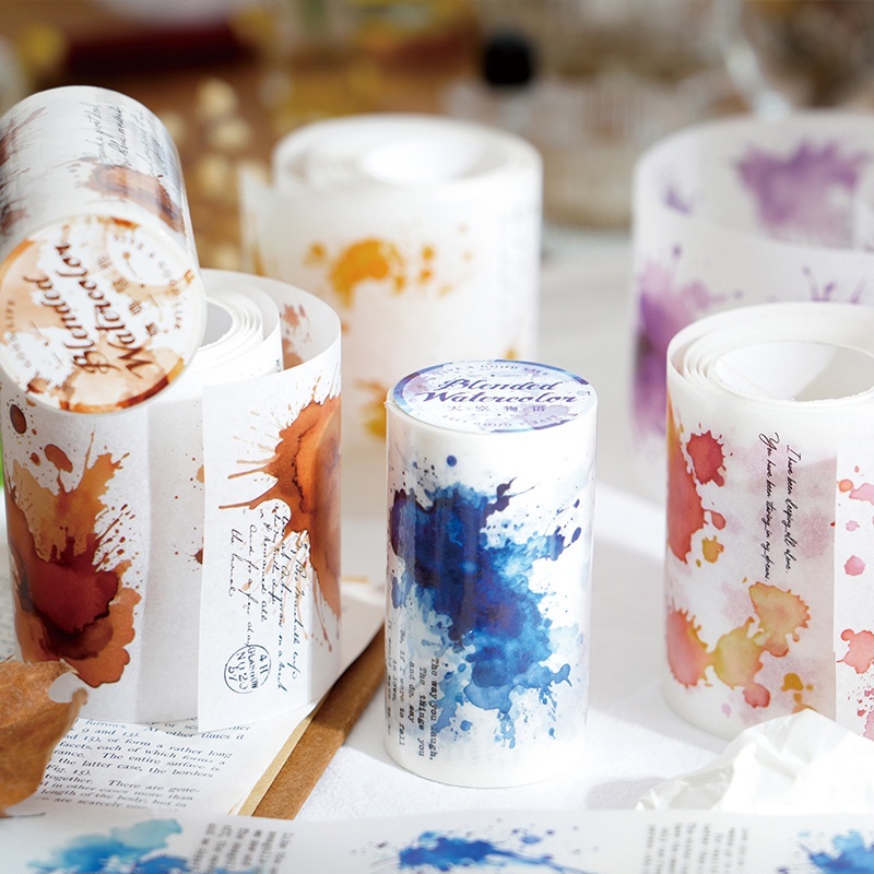 6 Rolls - 7Cm×200Cm Watercolor – обзор и цена Art Craft Using Paper