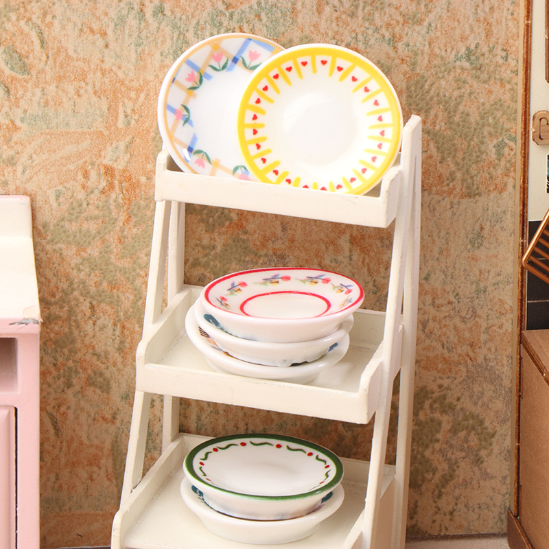 5Pcs 1/12 Dollhouse Mini Plate – обзор и цена Art Craft House