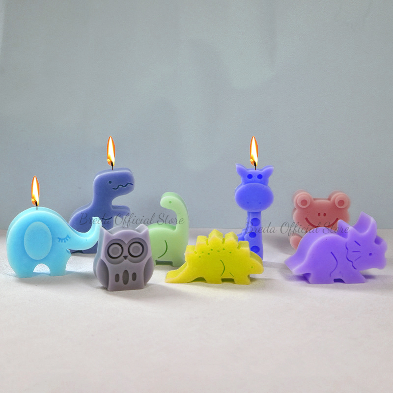 Silicone Animal Candle Mold 3D – обзор и цена Art Craft Dinosaur