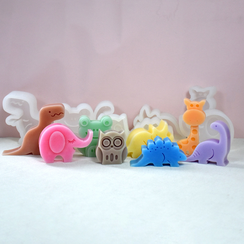 Silicone Animal Candle Mold 3D – обзор и цена Art Craft Dinosaur