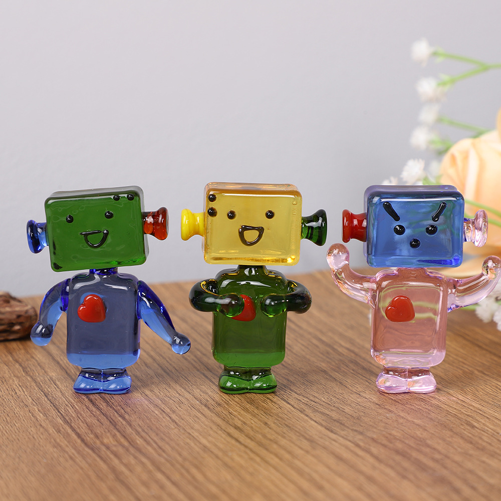 Glass Handmade Unique Robot Fi – обзор и цена Art Craft Robot