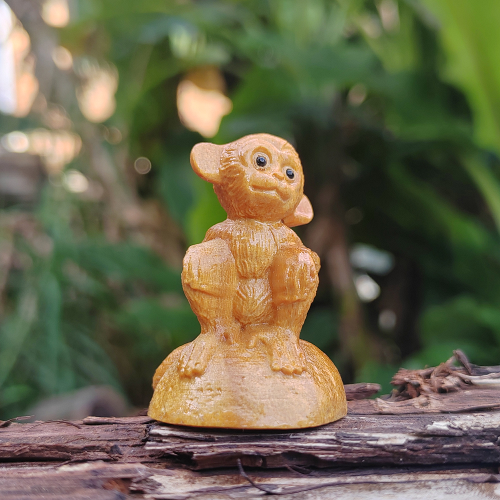 Monkey Wood Carving Statue, An – обзор и цена Art And Craft Jungle