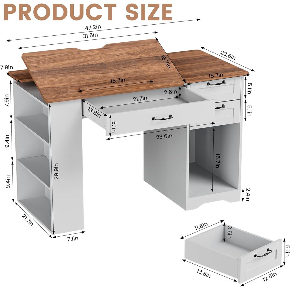 Drating Table with Storage Cab – обзор и цена Art & Craft Photos