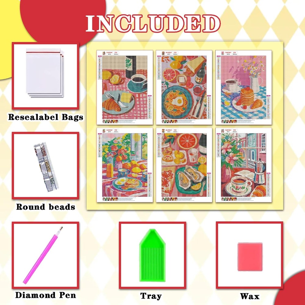6 Pack 5D Diamond Painting Kit – обзор и цена Diamond Painting Kit