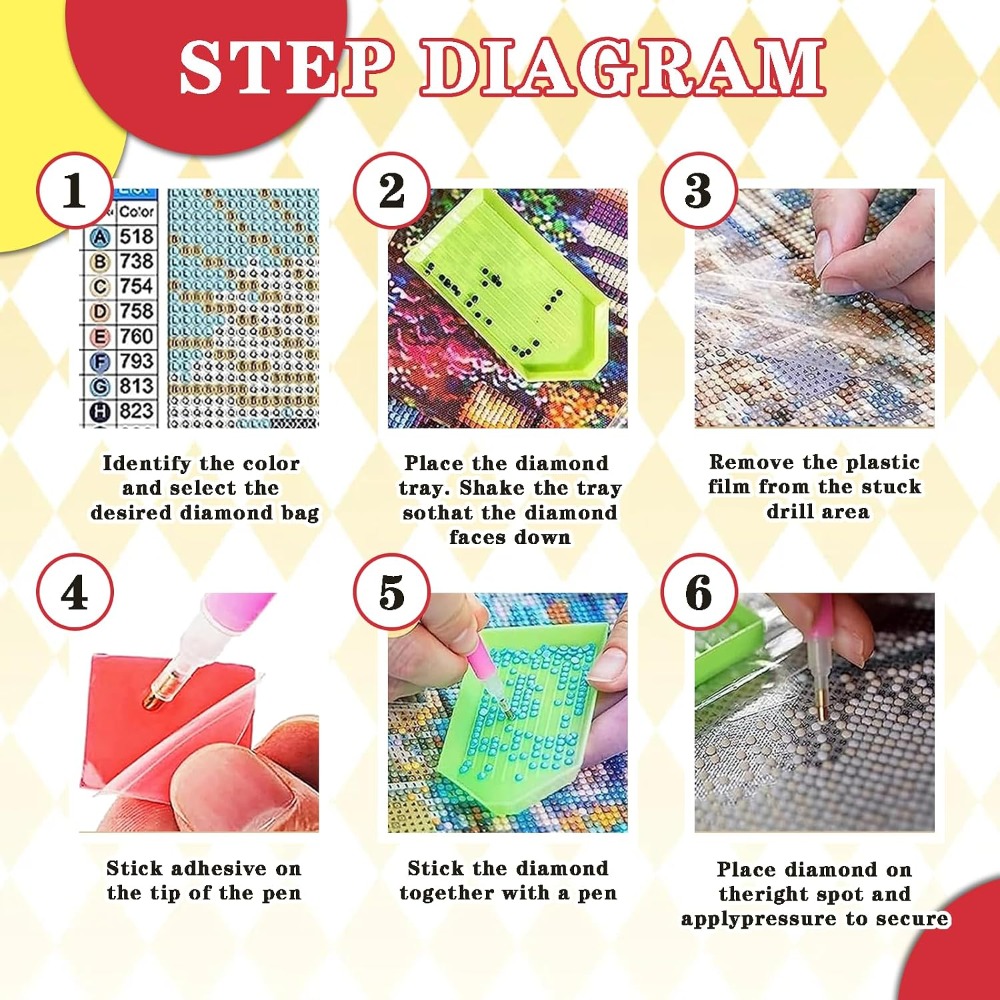 6 Pack 5D Diamond Painting Kit – обзор и цена Diamond Painting Kit