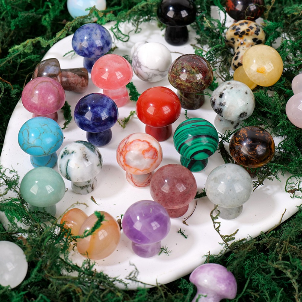 Natural Crystal Mushroom Gemst – обзор и цена Art And Craft Jungle