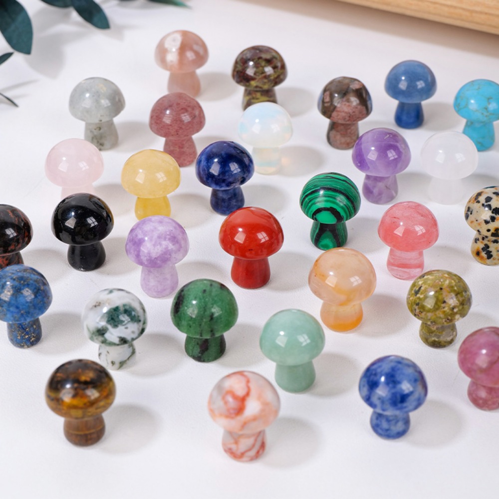 Natural Crystal Mushroom Gemst – обзор и цена Art And Craft Jungle