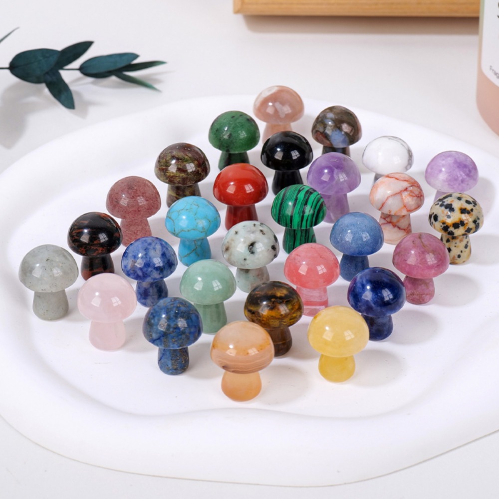 Natural Crystal Mushroom Gemst – обзор и цена Art And Craft Jungle