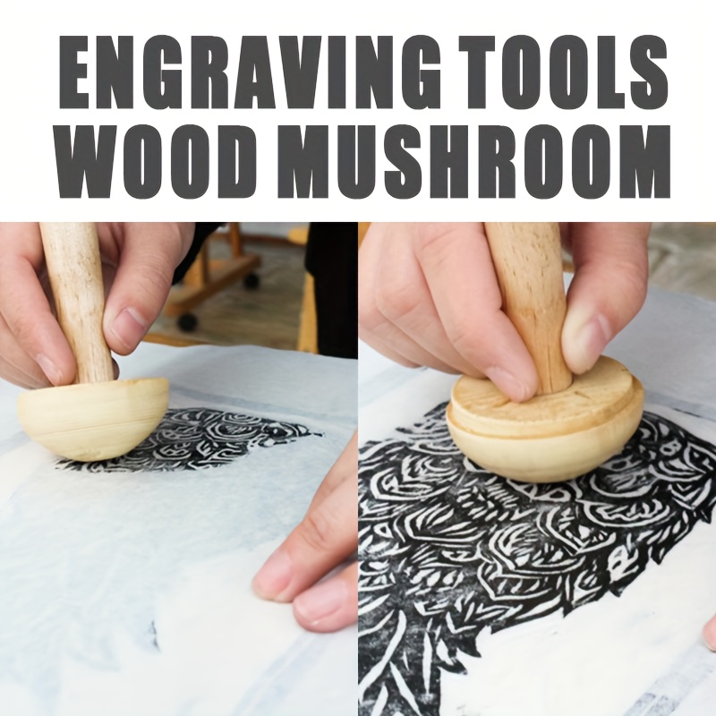 1Pc Wooden Mushroom Roller Pap – обзор и цена Art Craft Using Paper