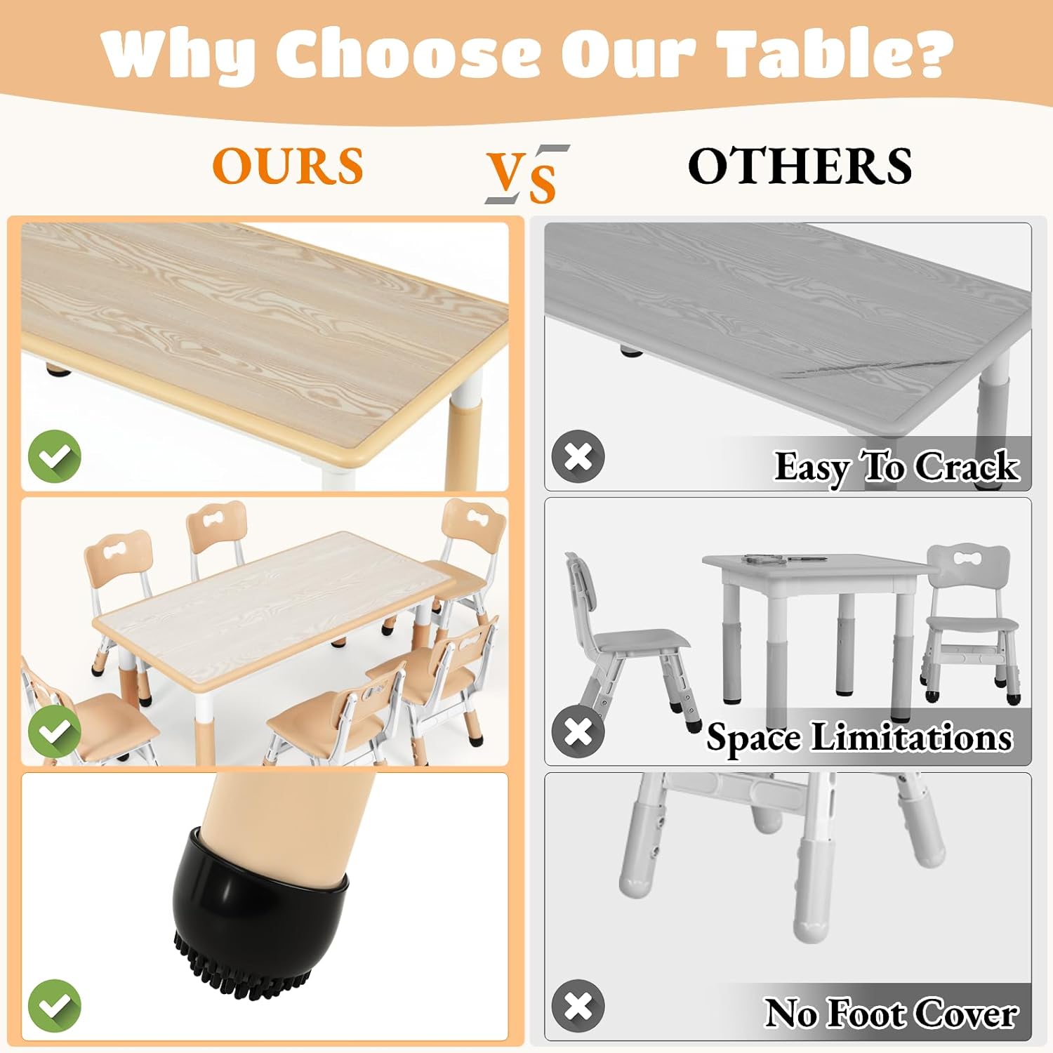Kids Table and 6 Chairs Set, H – обзор и цена Art Craft Activities For Preschoolers