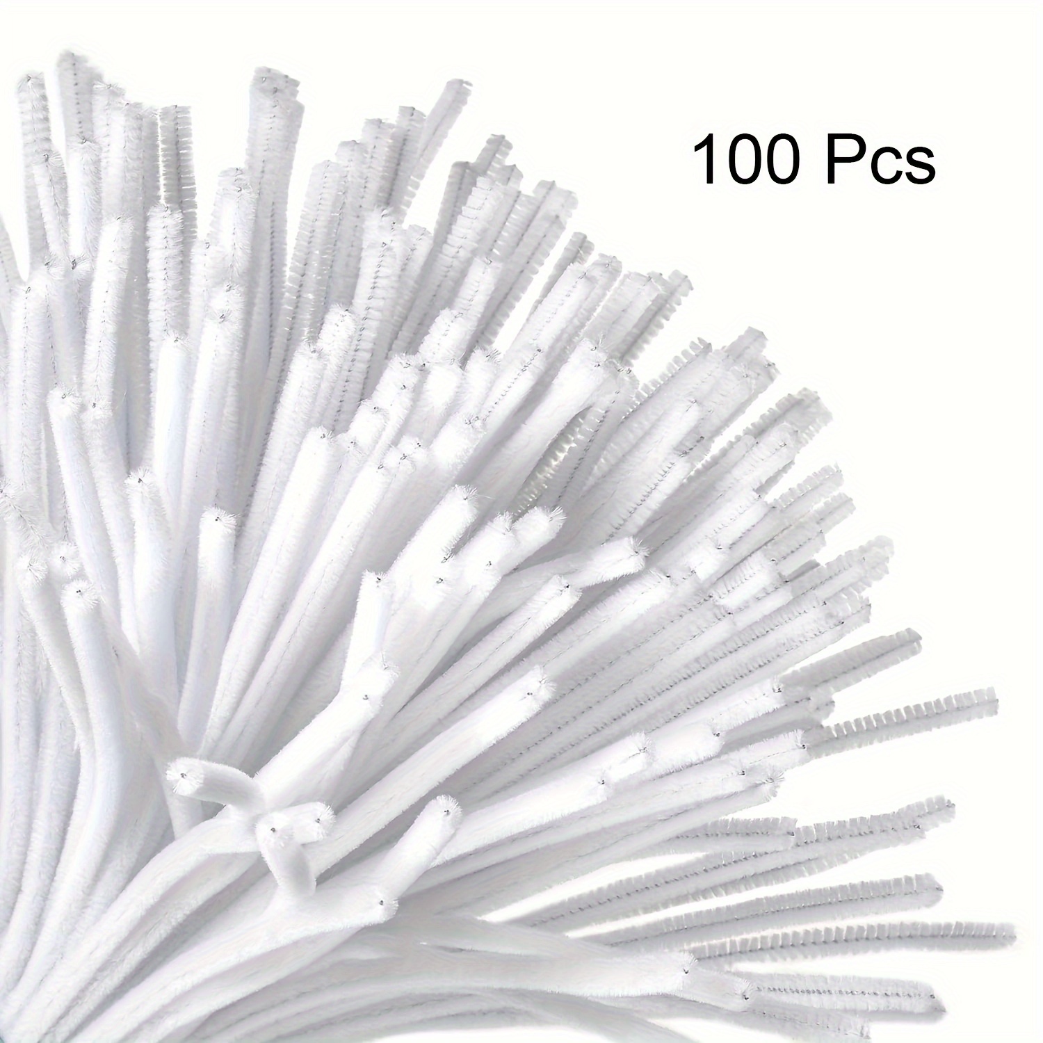 100 Pcs White Pipe Cleaners,Pi – обзор и цена Art Craft For Toddlers