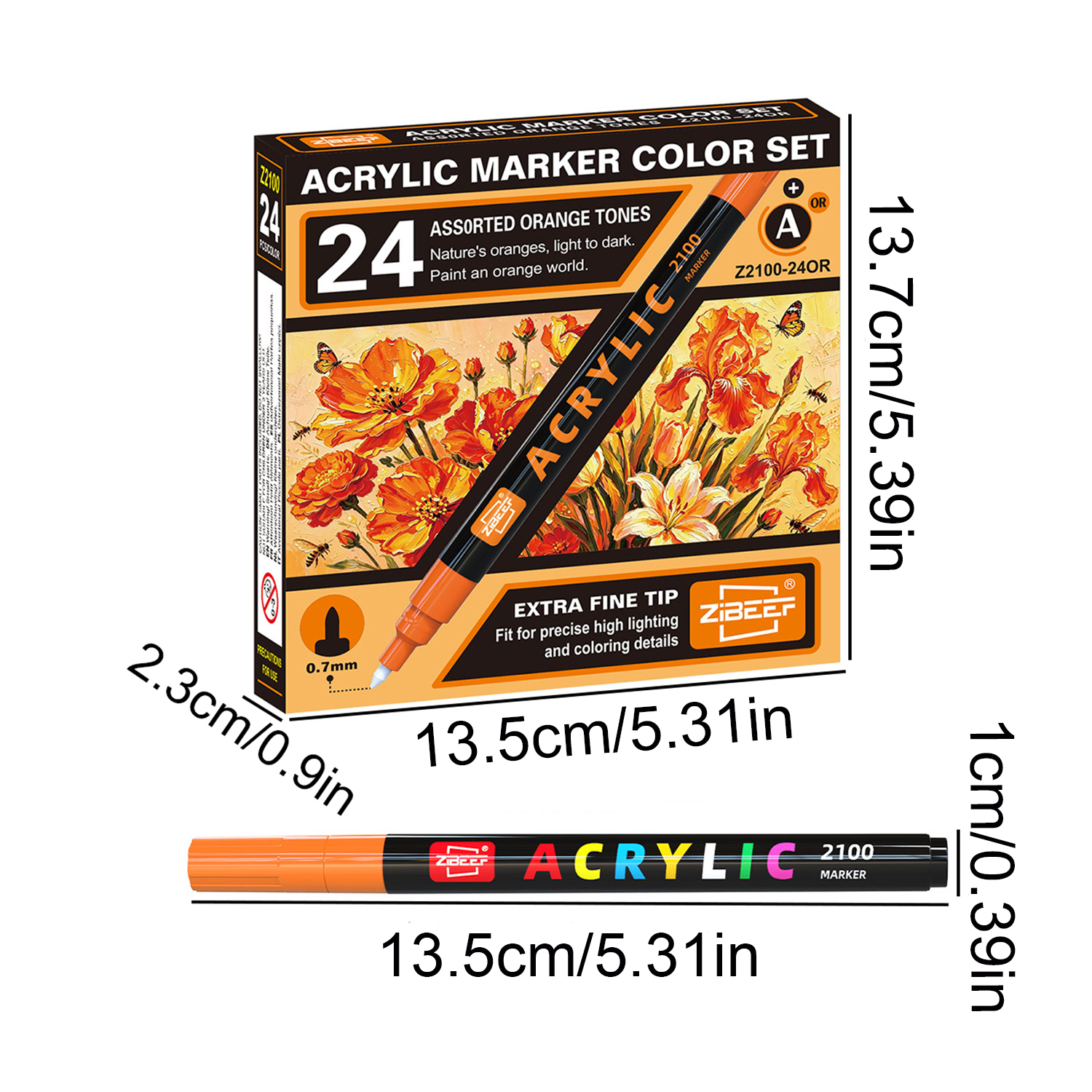 Extra Fine Tip Acrylic Paint P – обзор и цена Illustration Marker Set