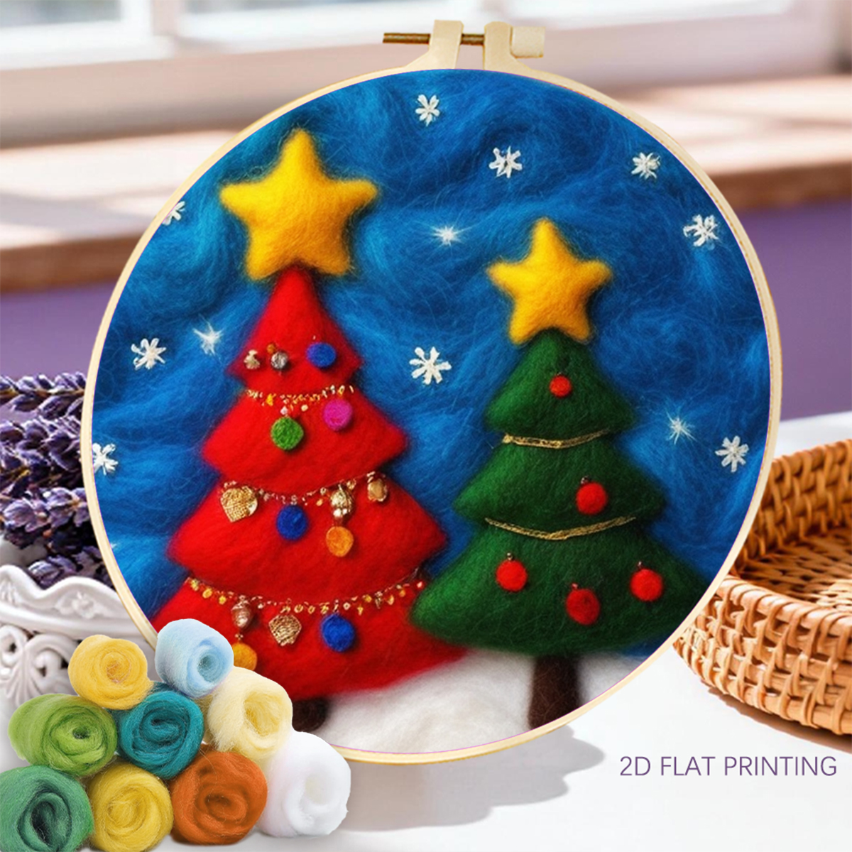 RUOPOTY Wool Felt Painting Pic – обзор и цена Art Craft Kite