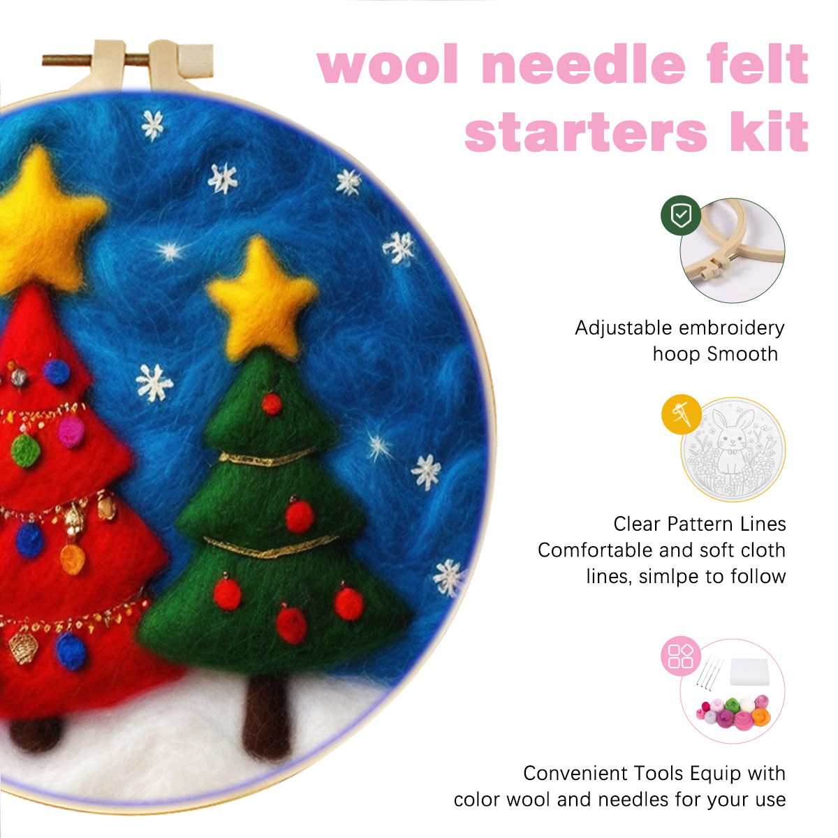 RUOPOTY Wool Felt Painting Pic – обзор и цена Art Craft Kite