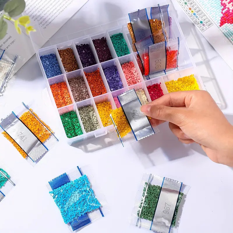 30 Vivid Colored Diamond Paint – обзор и цена Diamond Painting Kit