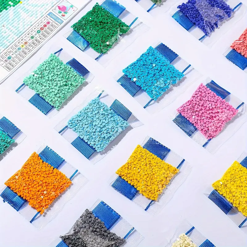 30 Vivid Colored Diamond Paint – обзор и цена Diamond Painting Kit