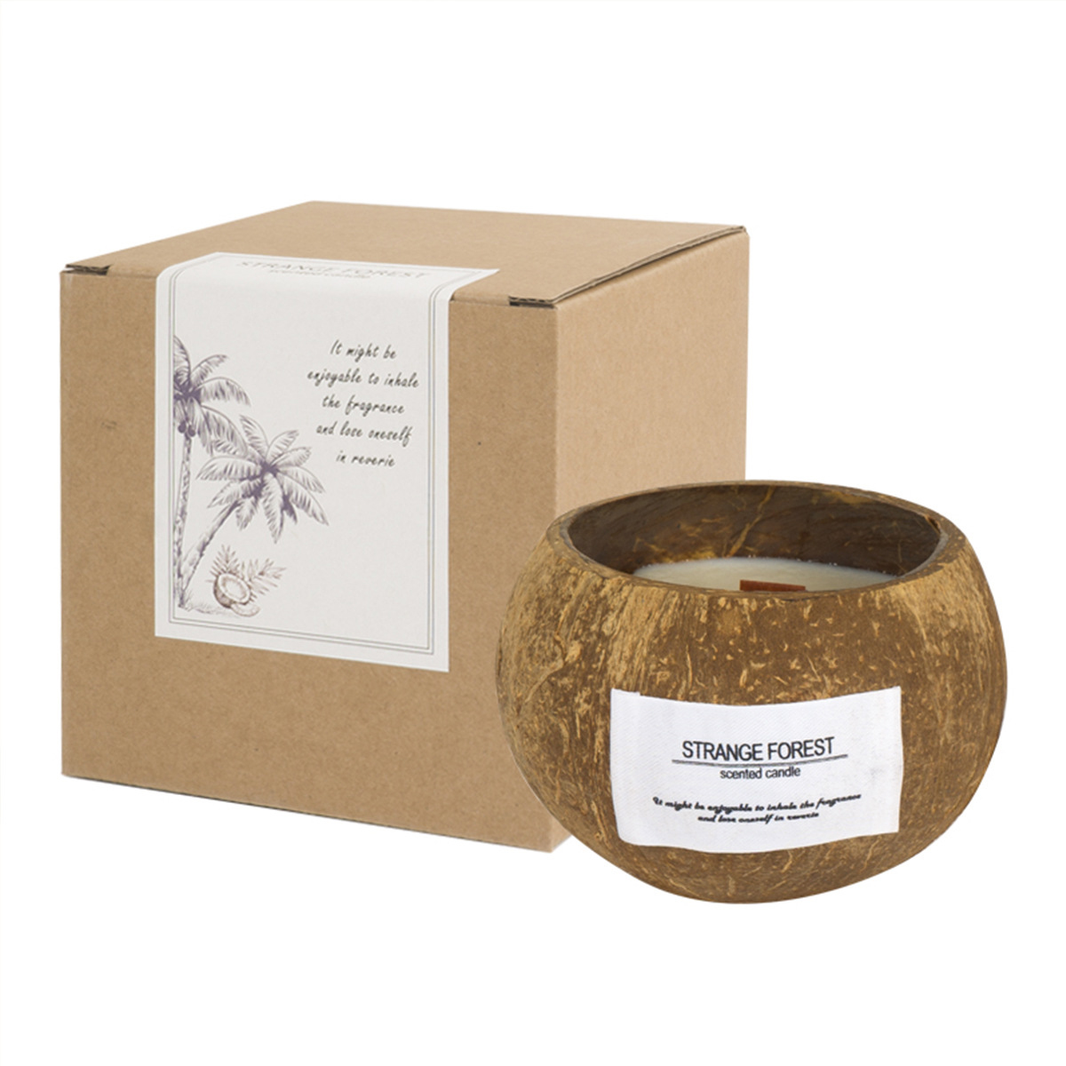 Coconut Shell Aromatherapy Can – обзор и цена Soy Candle Fragrance Oil