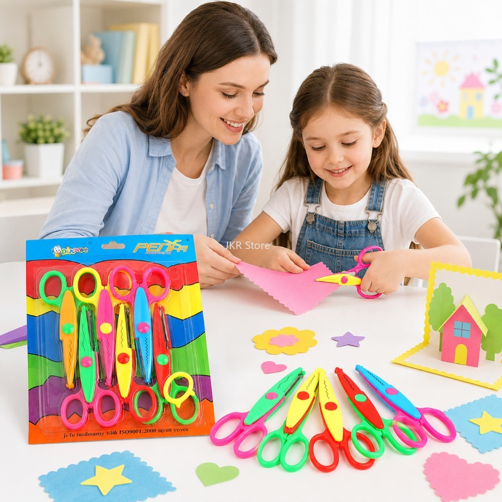 Decorative Wavy Scissors 6Pcs/ – обзор и цена Art Craft Using Paper