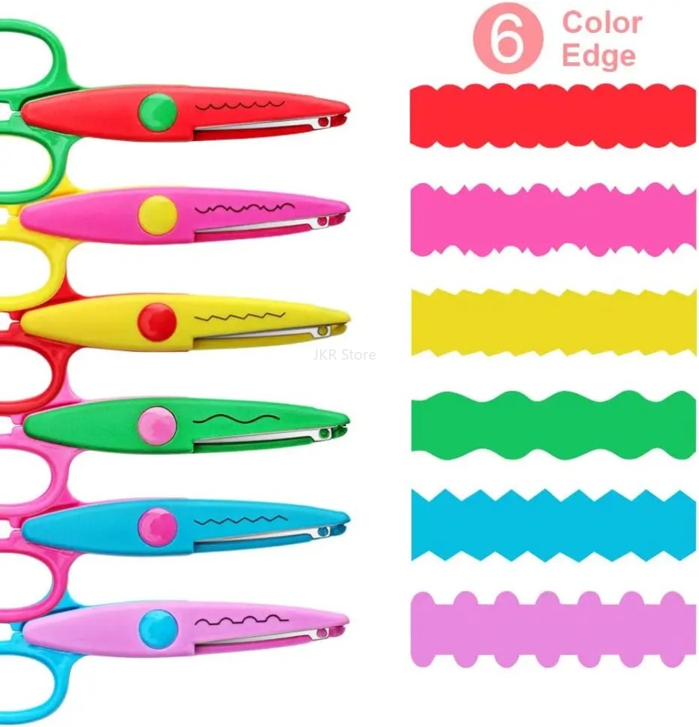 Decorative Wavy Scissors 6Pcs/ – обзор и цена Art Craft Using Paper