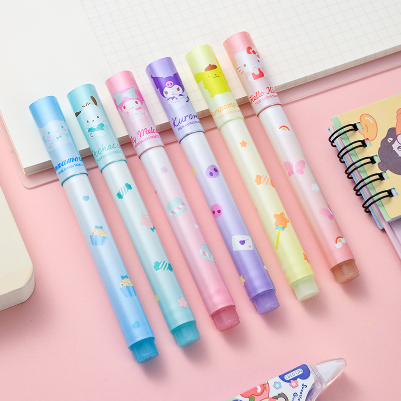 6Pcs Sanrio Hello Kitty Highli – обзор и цена Illustration Marker Set
