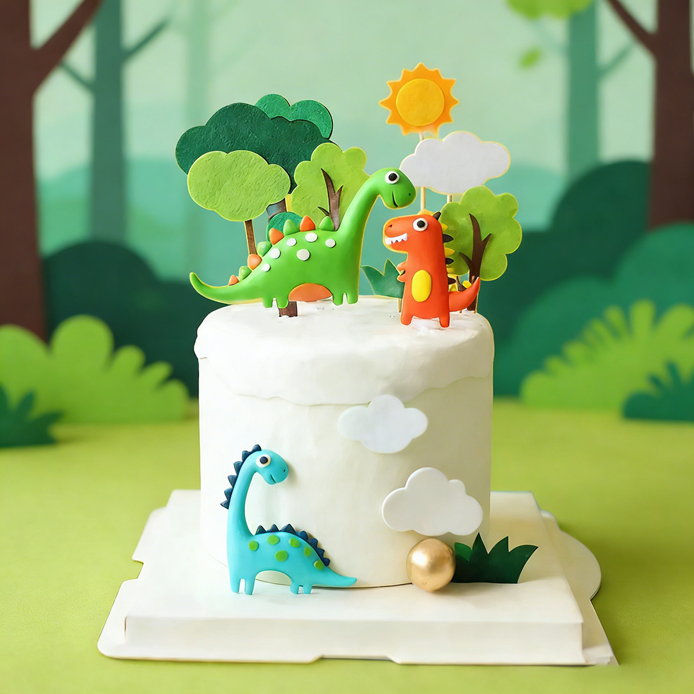 Dinosaur Birthday Cake Topper  – обзор и цена Art Craft Dinosaur