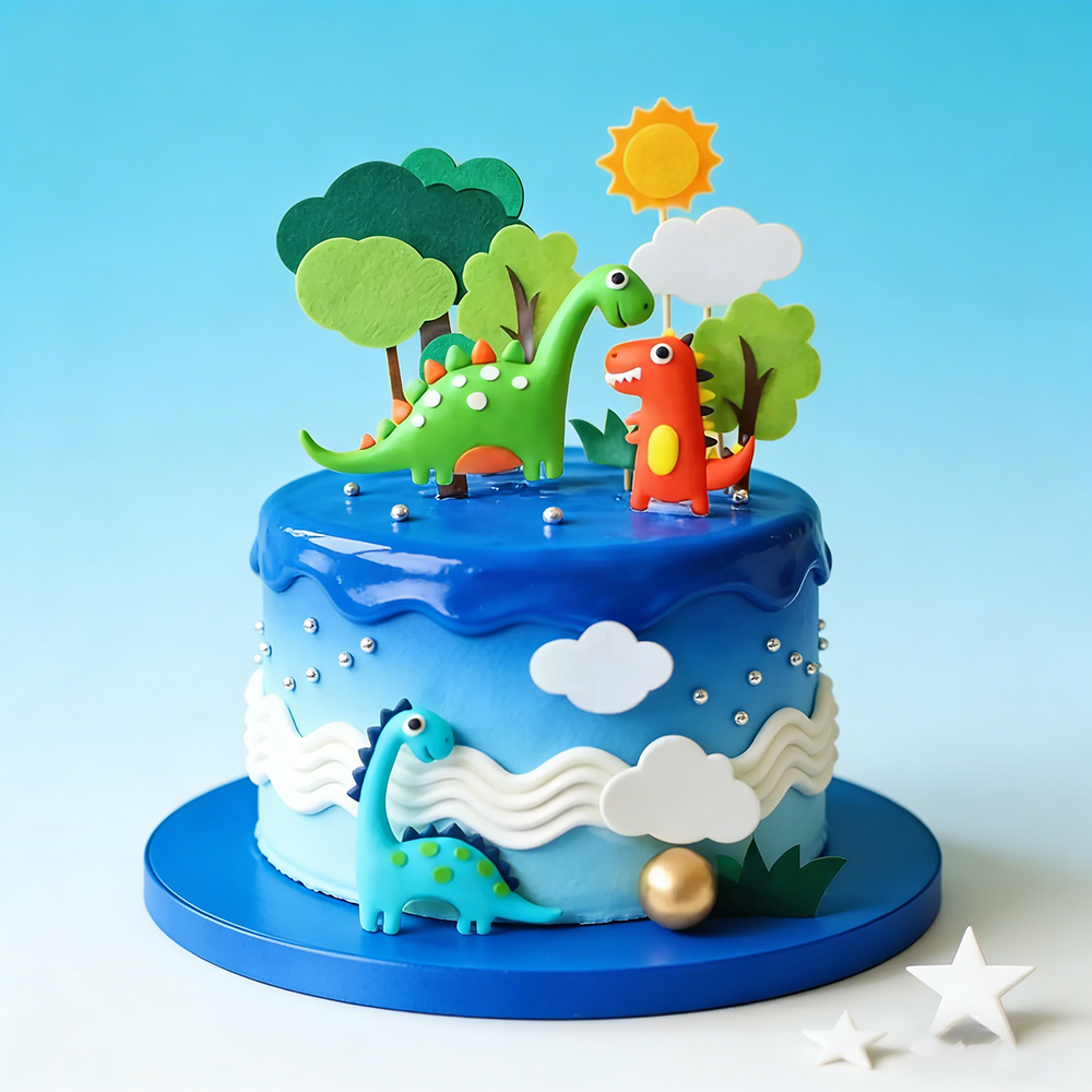 Dinosaur Birthday Cake Topper  – обзор и цена Art Craft Dinosaur