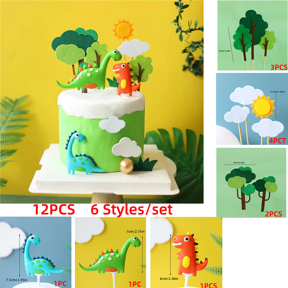 Dinosaur Birthday Cake Topper  – обзор и цена Art Craft Dinosaur