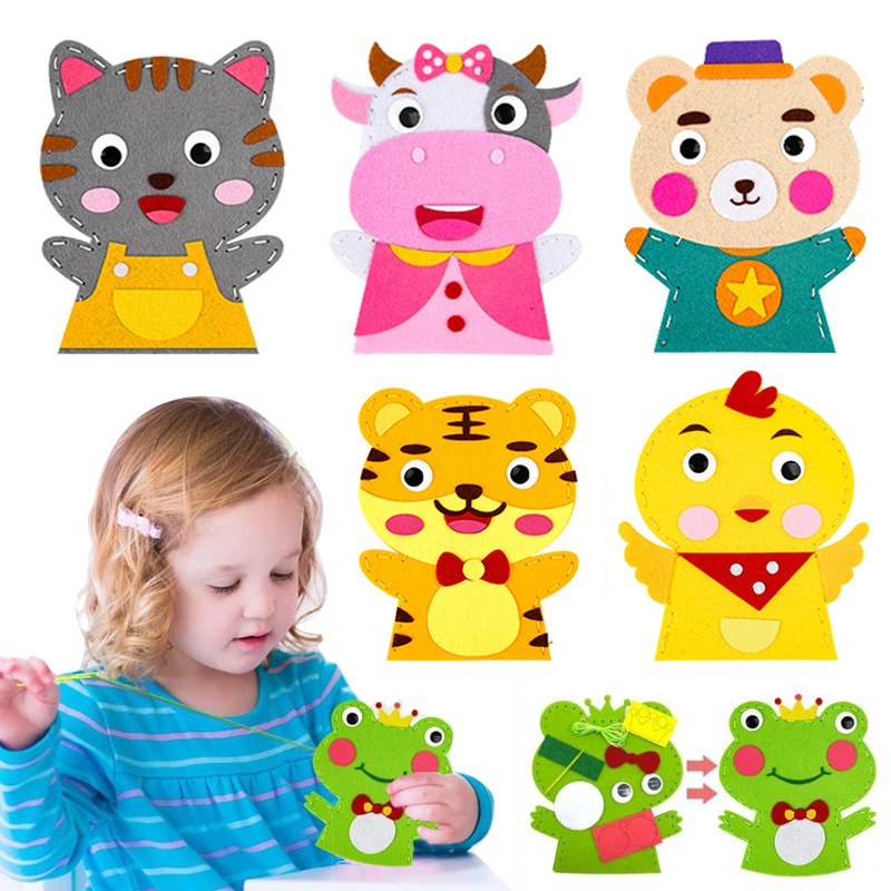 Cute Cartoon Animal Hand Puppe – обзор и цена Art Craft For 3 Year Old