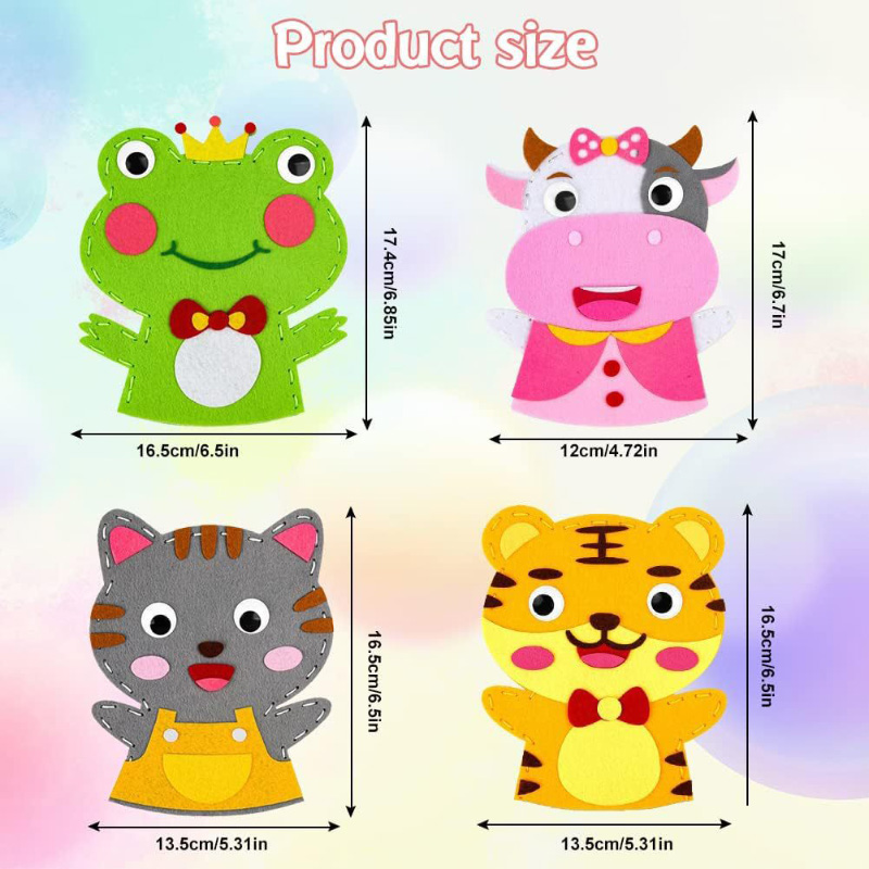Cute Cartoon Animal Hand Puppe – обзор и цена Art Craft For 3 Year Old