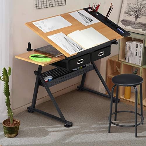 Drafting Table for Artists, He – обзор и цена Art & Craft Photos