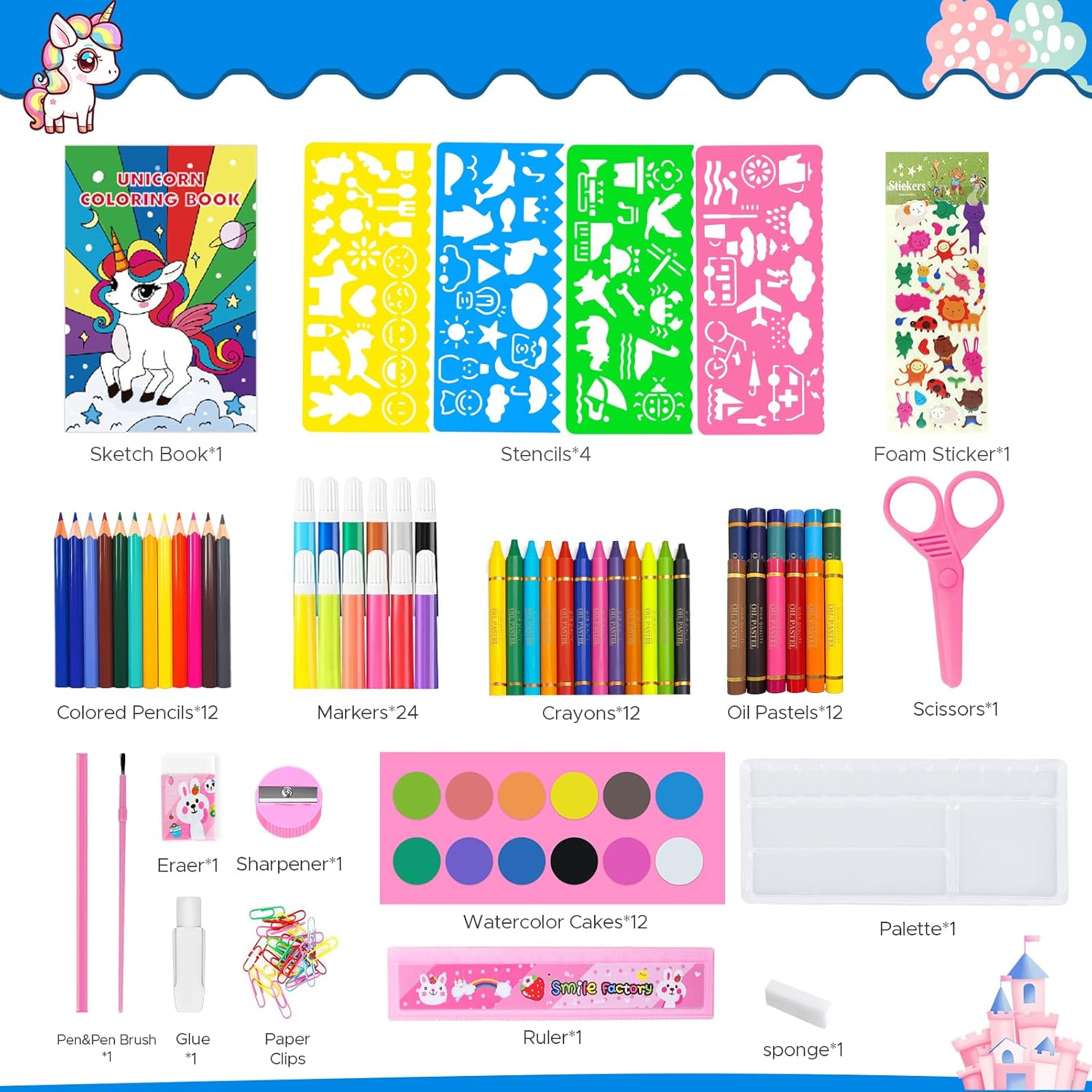 Coloring Book Set for Kids, Di – обзор и цена Illustration Marker Set