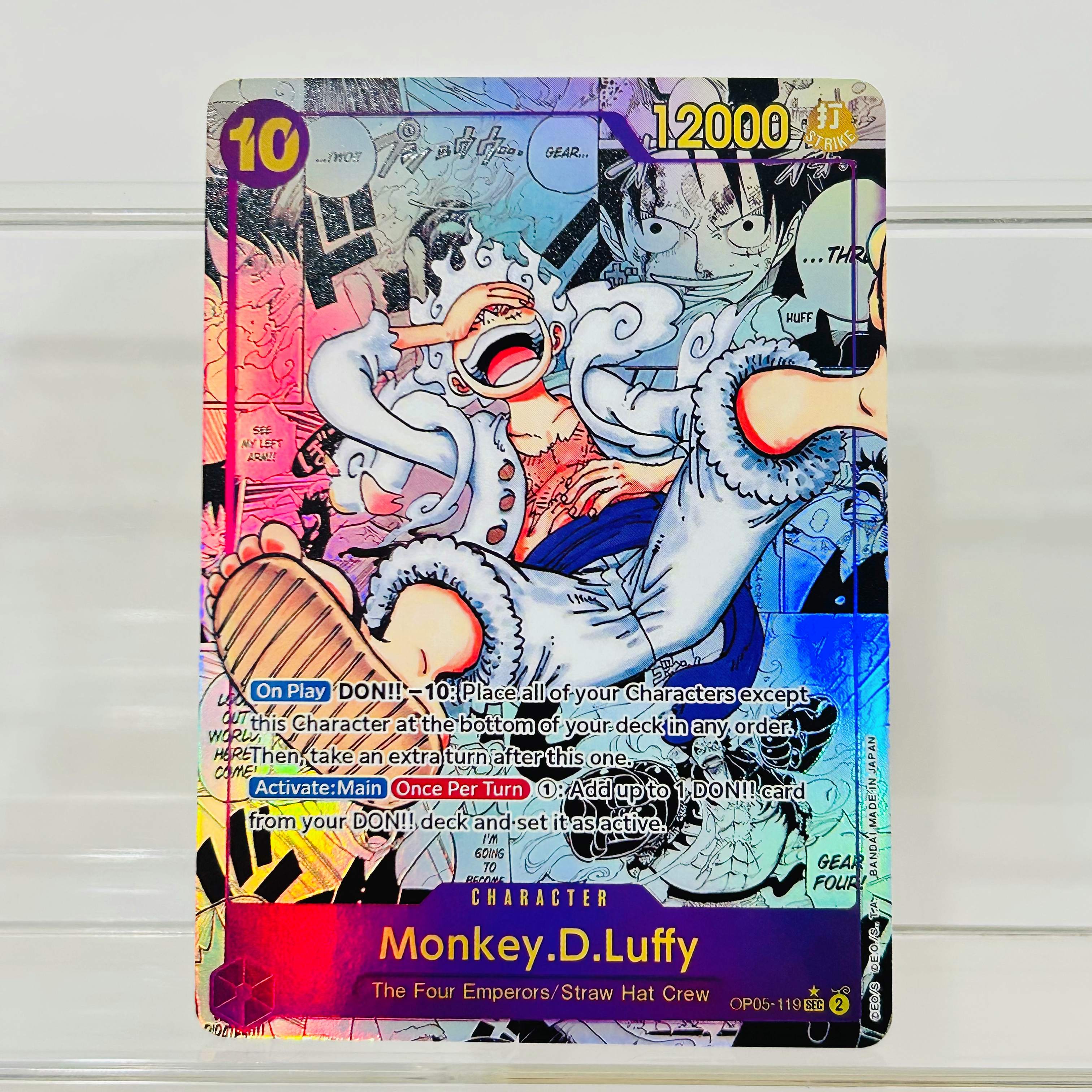 One Piece Luffy OP05-119 SP Ca – обзор и цена Art Craft Games