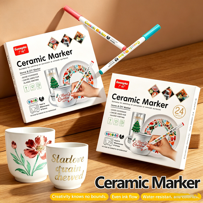 12/24 Colors Ceramic Acrylic M – обзор и цена Illustration Marker Set