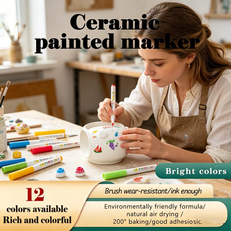 12/24 Colors Ceramic Acrylic M – обзор и цена Illustration Marker Set
