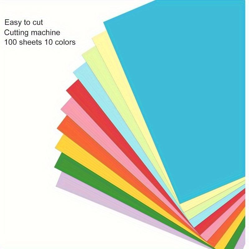 100Sheets A4 Colored Cardstock – обзор и цена Art Craft Using Paper