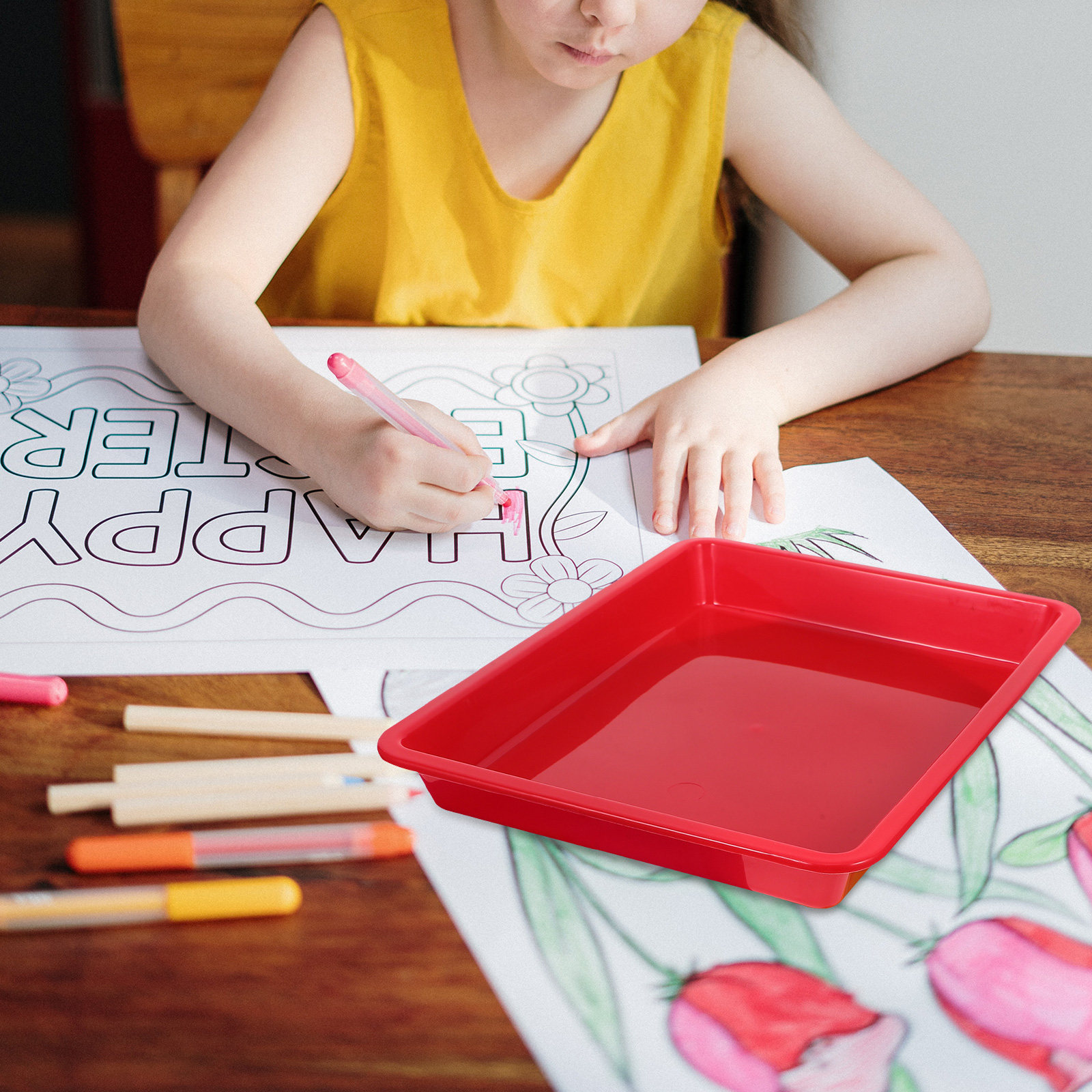 4Pcs Vibrant PP Storage Trays  – обзор и цена Art Craft Activities For Preschoolers