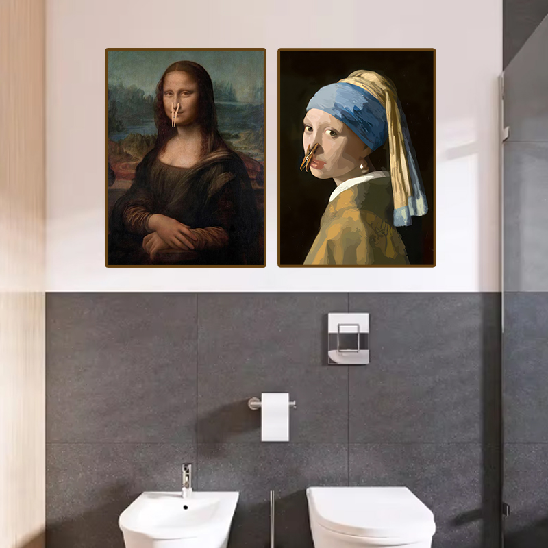 1pc Funny Abstract Bathroom To – обзор и цена Art Craft House