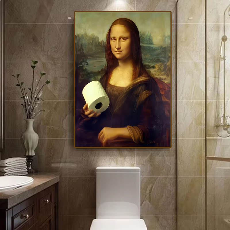1pc Funny Abstract Bathroom To – обзор и цена Art Craft House