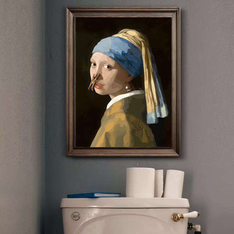 1pc Funny Abstract Bathroom To – обзор и цена Art Craft House