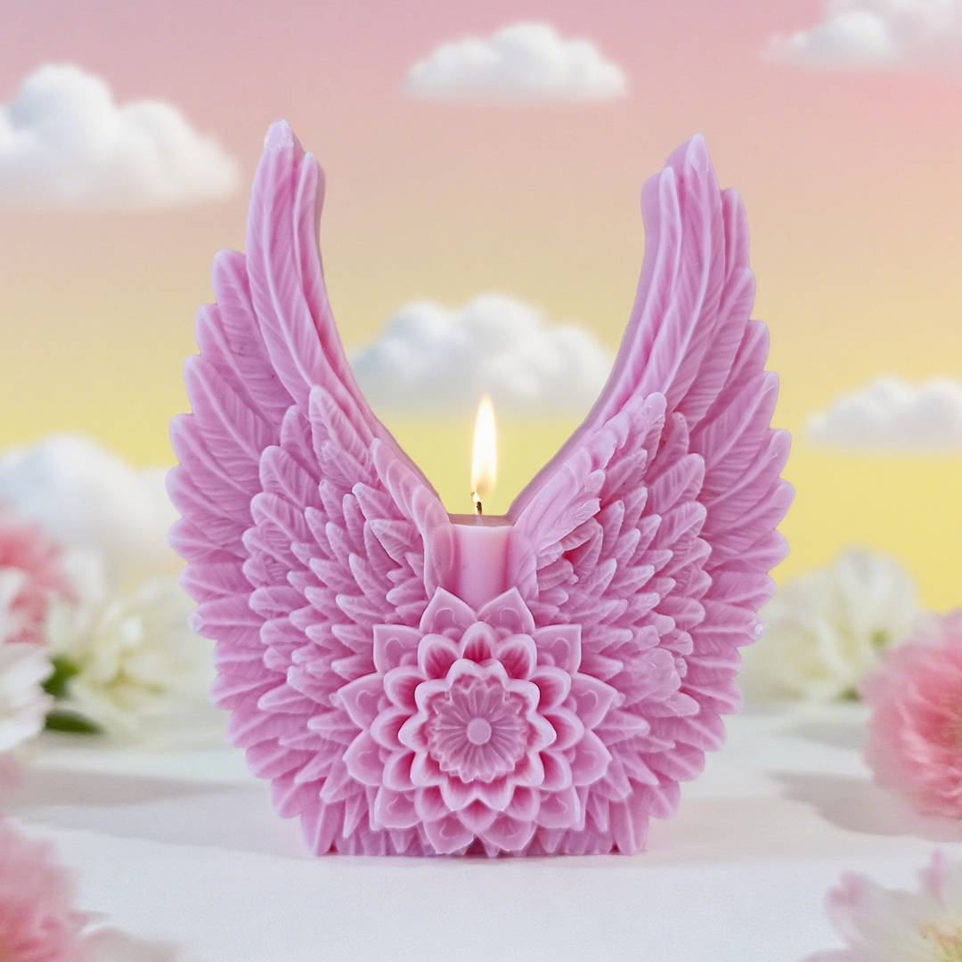 Flowers Wing Handmade Candle M – обзор и цена Soy Candle Fragrance Oil